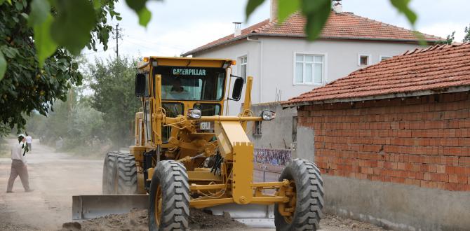 ASFALT ÖNCESİ HAZIRLIKLAR BAŞLADI