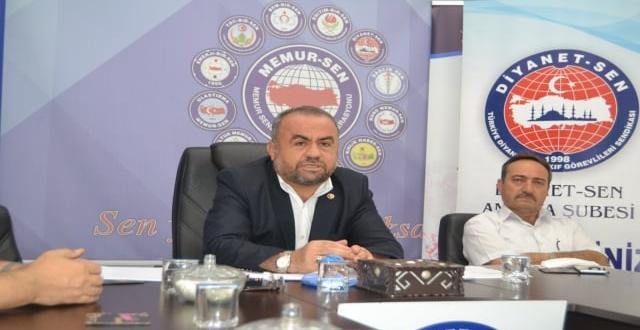DİYANET-SEN AMASYA ŞUBE BAŞKANI: “ISINMA GİDERLERİ GENEL BÜTÇEDEN KARŞILANMALIDIR”