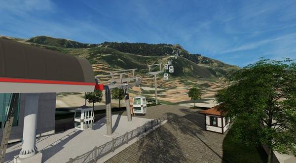 teleferik projesi, Belediye Başkanı Mehmet Sarı ’ya nasip oldu