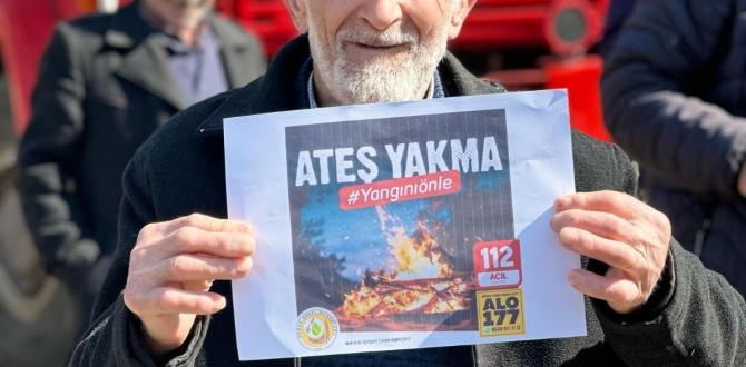 Amasya’da Orman Yangını Bilinçlendirme Seferberliği