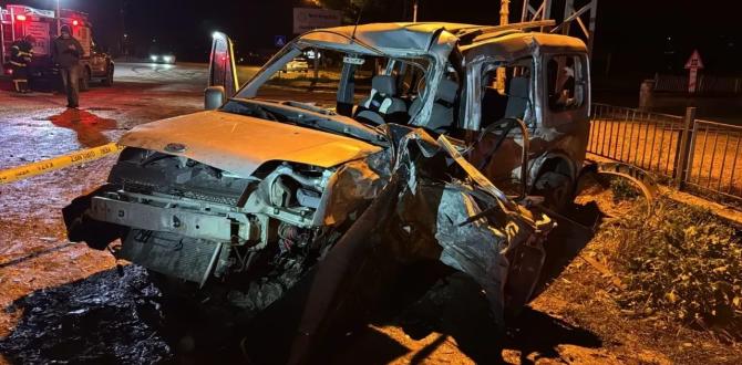 Amasya’da Trafik Kazası:  7 Kişi Yaralandı