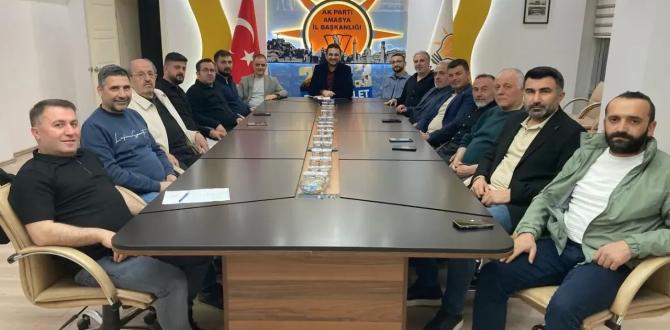 AK Parti Amasya’da Saha Çalışmalarını Sürdürerek Halkın Yanında