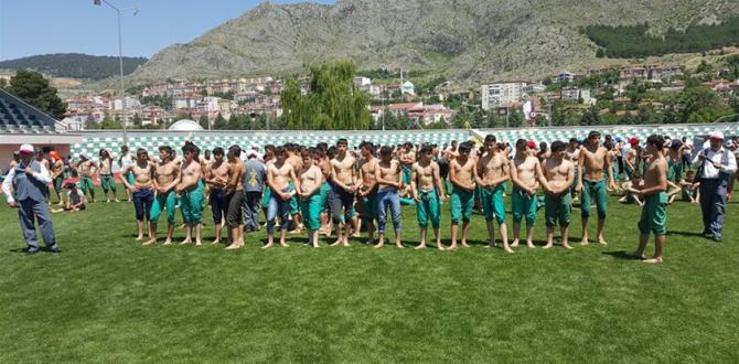 amasya da karakucak güreşleri nefes kesecek
