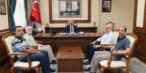 BÜYÜK BİRLİK PARTİSİ BAŞKANI HASAN ARSLAN VE YÖNETİM KURULU VALİLİĞİMİZİ ZİYARET ETTİ