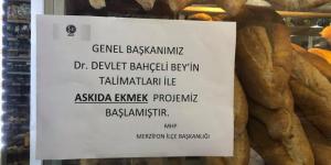 KİMSE AÇ KALMASIN DİYE ASKIDA EKMEK !!!