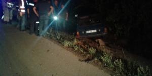 AMASYA’DA OTOMOBİL DEVRİLDİ…1 ÖLÜ 1 YARALI !!!