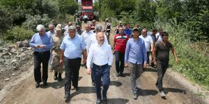 MERKEZ İLÇEMİZİN KÖYLERİ İLGAZİ VE KÖYCEĞİZ’İ ZİYARET ETTİK, İLGAZİ KÖYÜMÜZDE YAPILMAKTA OLAN ASFALT ÇALIŞMALARINDA İNCELEMELERDE BULUNDUK