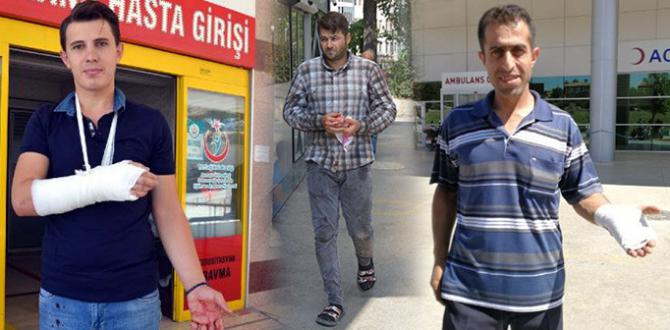 Acemi Kasaplar Hastanelik Oldu