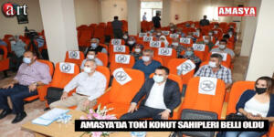 Amasya’da TOKİ Konut Sahipleri Belli Oldu