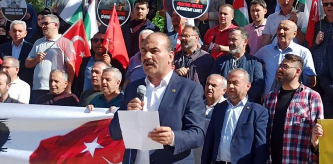 Memur-Sen Amasya İl Temsilciliği, İsrail’in katliamlarına dur demek, mazlum Filistin halkına destek vermek amacıyla basın açıklaması gerçekleştirdi.