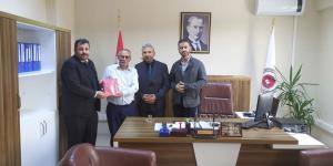 CEZAEVİ MÜDÜRÜNE HAYIRLI  OLSUN ZİYARETİ