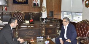 KARATAŞ,TAN AMASYA İL MÜFTÜSÜ DURMUŞ AYVAZA ZİYARET.