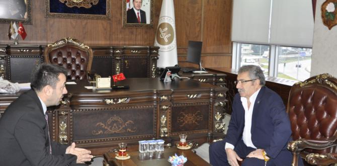 KARATAŞ,TAN AMASYA İL MÜFTÜSÜ DURMUŞ AYVAZA ZİYARET.