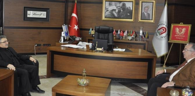 ART KARATAŞ’TAN REKTÖR TURABİ’YE ZİYARET