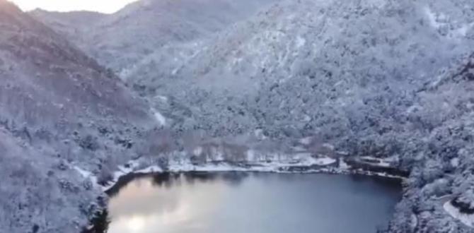 AMASYA BORABOY GÖLÜ’NDE KAR